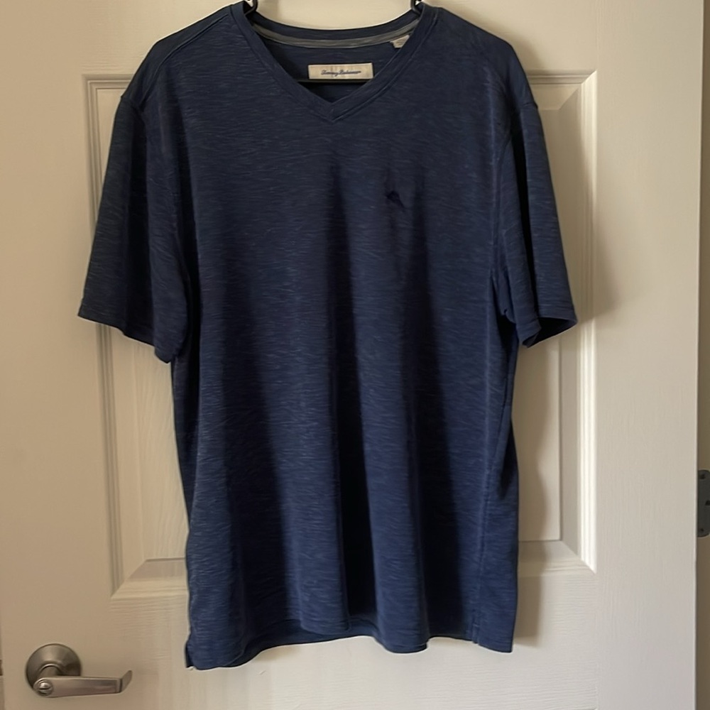 Tommy Bahama Blue V-Neck Top